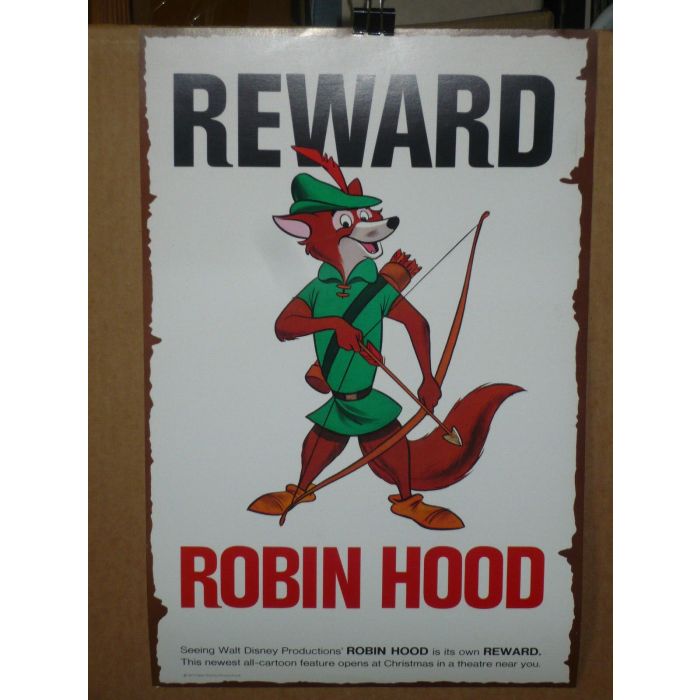 HOOD, Disney 11x17 poster - special 1973 promo
