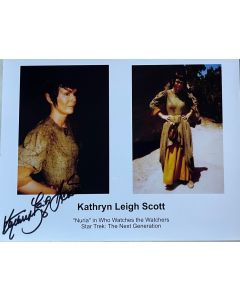 Kathryn Leigh Scott STAR TREK THE NEXT GENERATION Original Signed 8x10 Photo #19