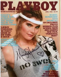 Mariel Hemingway Playboy Original Autographed 8X10 Photo #27