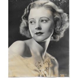 Heather Angel Vintage Original Autographed 8X10 (trimmed) Photo